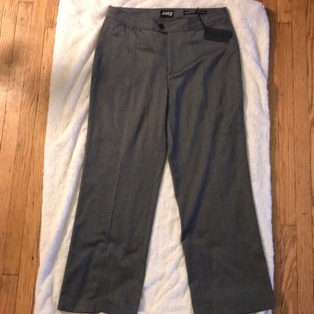 NYDJ Tummy Tuck Herringbone Trouser. Size 14p.